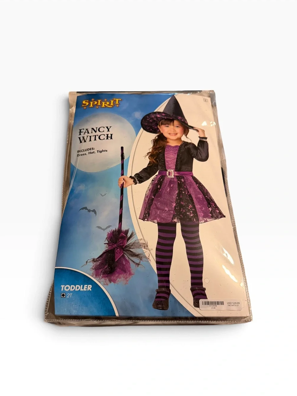 Spirit Halloween Fancy Witch toddler Halloween costume. Size 2T